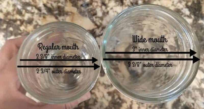 Wide Mouth vs. Regular Mouth Mason Jars – The Same, But Different