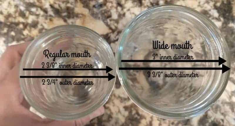 Wide Mouth vs. Regular Mouth Mason Jars – The Same, But Different 