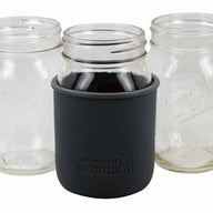 Silicone Sleeve for Regular Mouth Pint 16oz Mason Jars