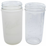 Silicone Sleeve for Pint &amp; Half 24oz Ball Mason Jars