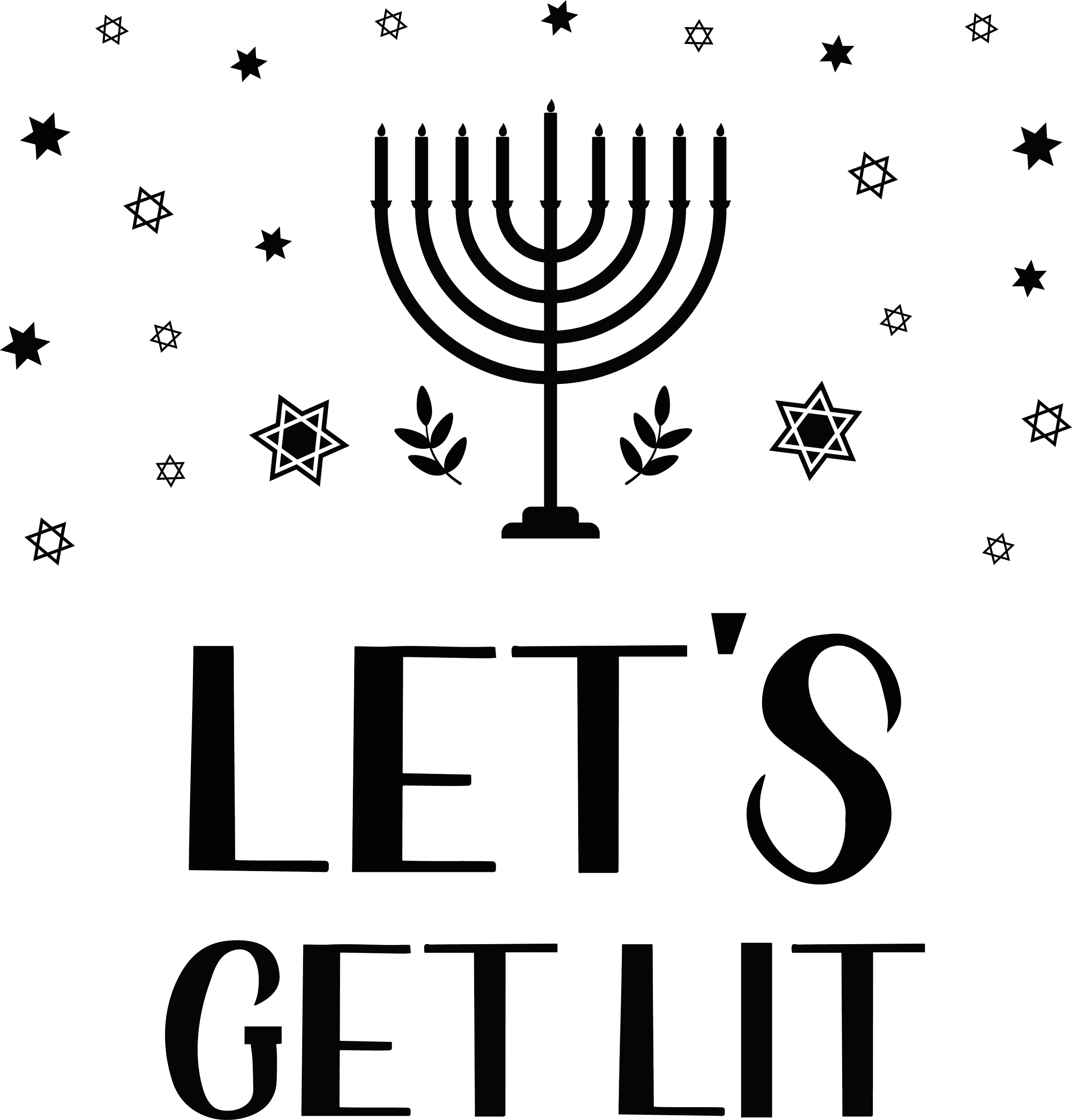 Hanukkah Laser Engraved Sleeves