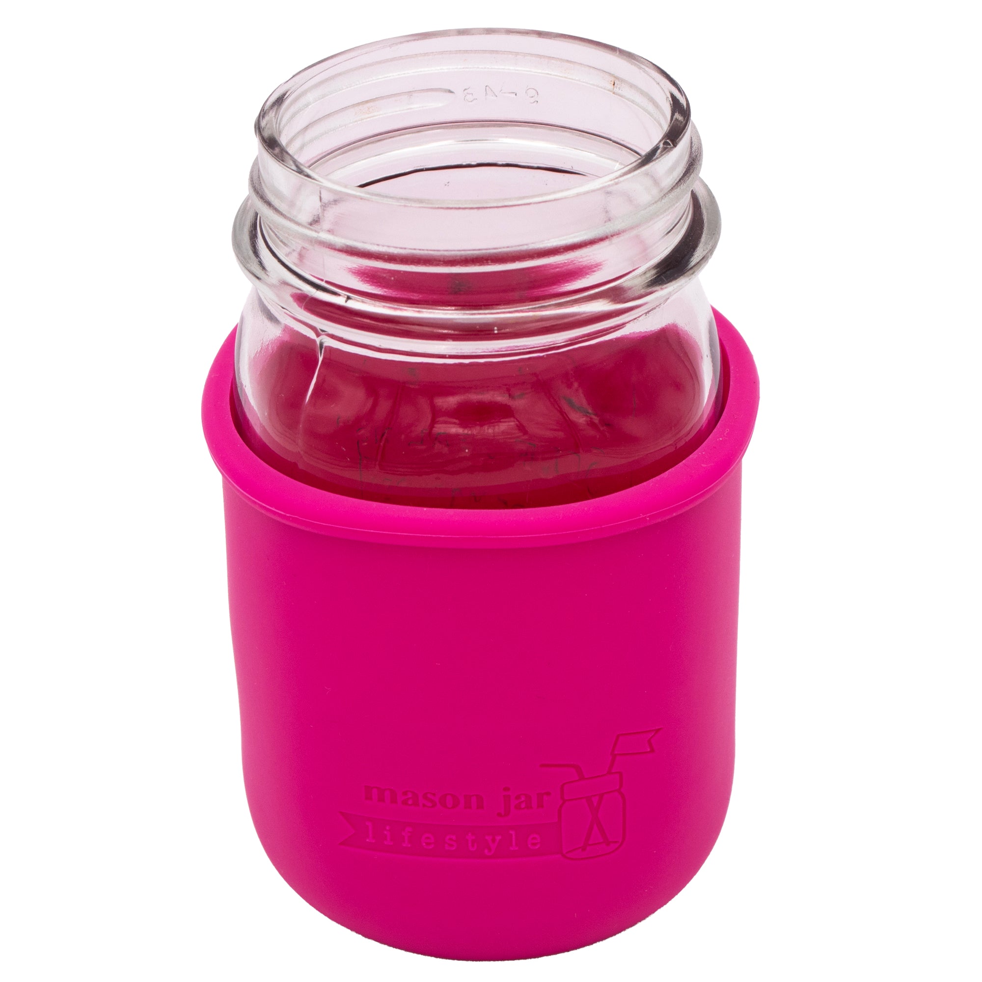 Silicone Sleeve for Regular Mouth Pint 16oz Mason Jars