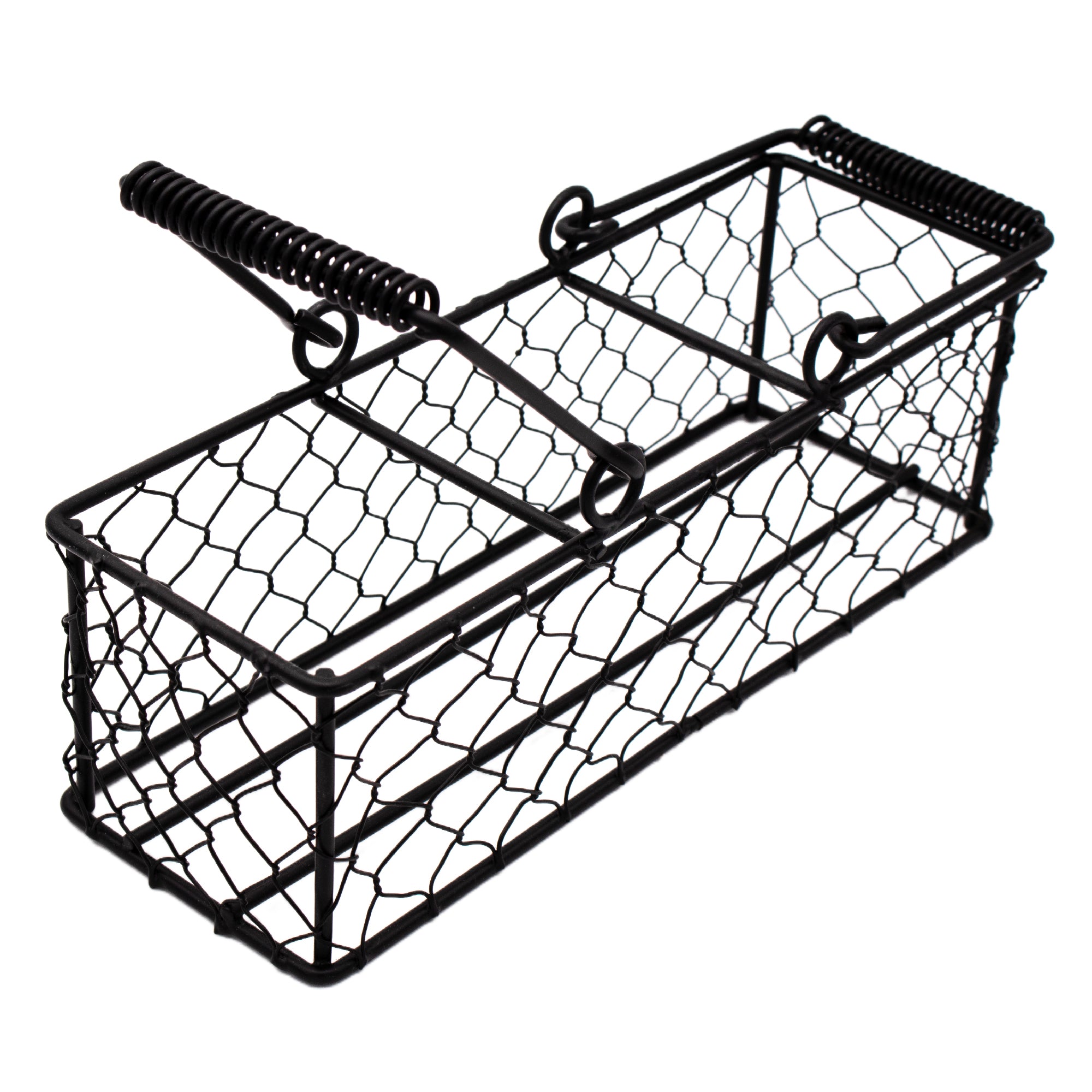 Chicken Wire Caddy for 3 Pint Mason Jars