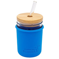 mason-jar-lifestyle-bamboo-straw-hole-tumbler-lids-regular-mouth-short-glass-straw-bright-blue-8oz-silicone-sleeve