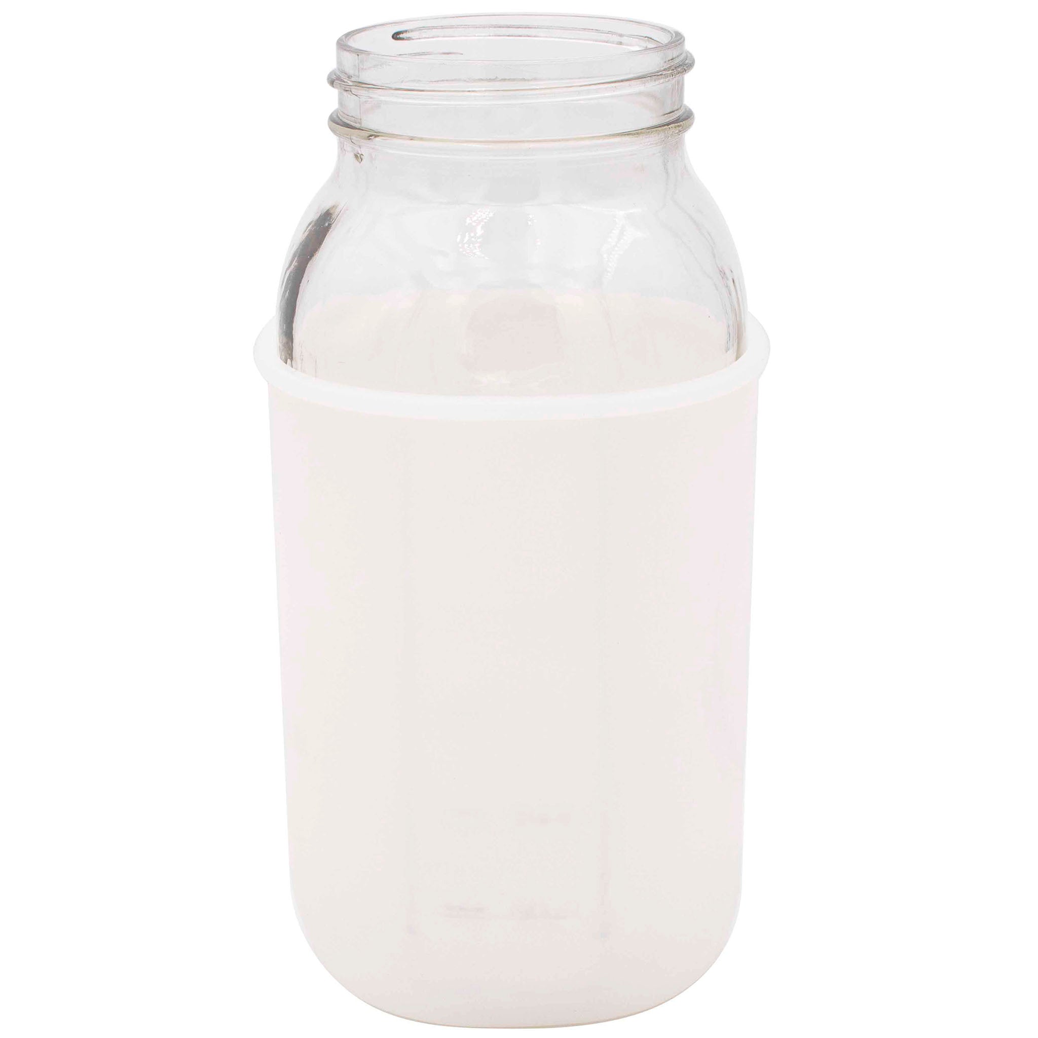 Silicone Sleeve for Half Gallon 64oz Mason Jars