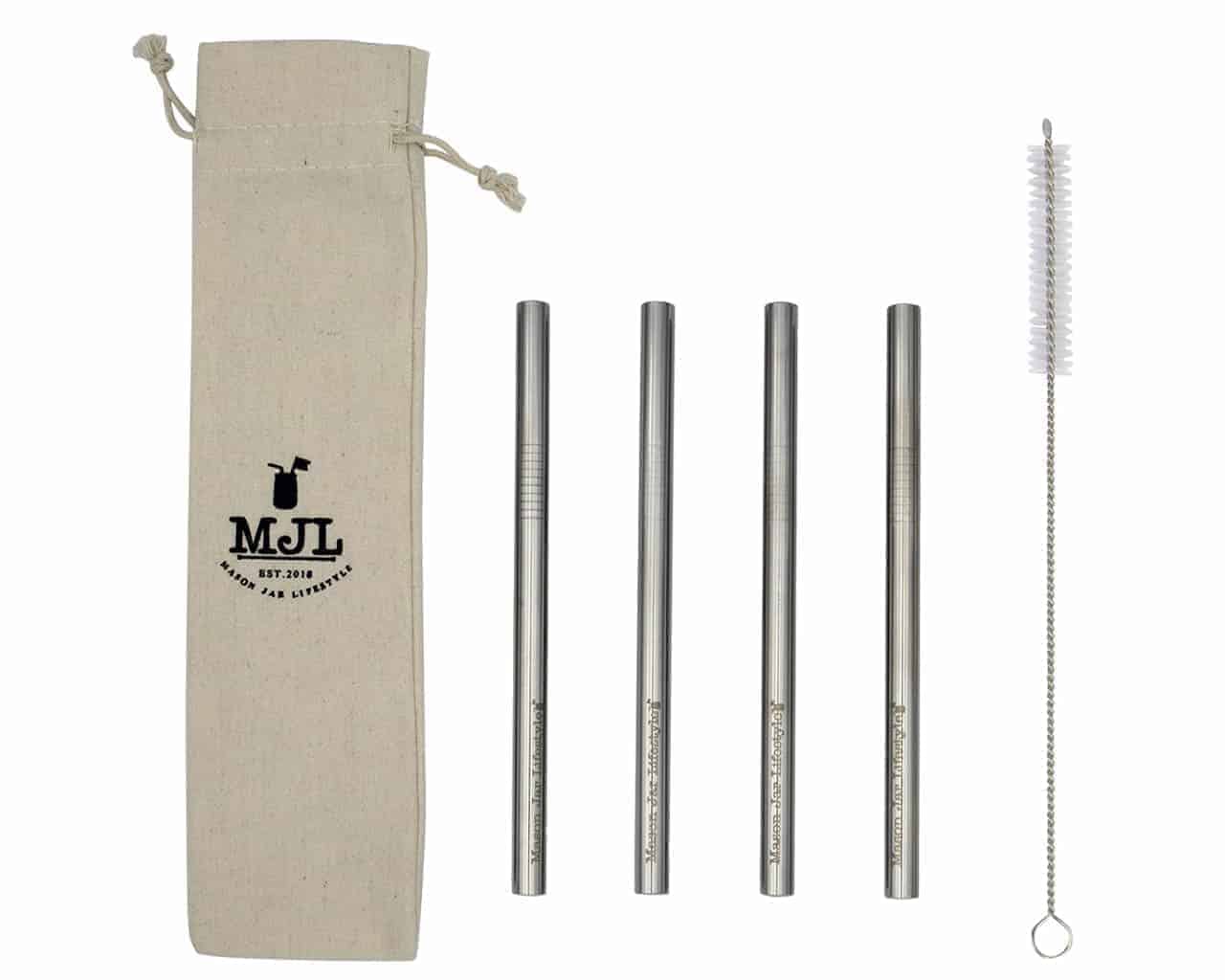 mason-jar-lifestyle-medium-7.25-inch-extra-thick-9.5mm-smoothie-straws-quart-32oz-mason-jars-cleaning-brush-cloth-bag