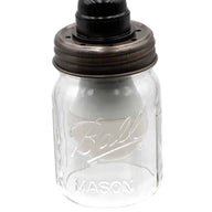 Lighting Lid for Mason Jar Light Fixtures