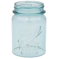 Hand Cut Open Bottom Mason Jar for Lighting Shade or Crafts