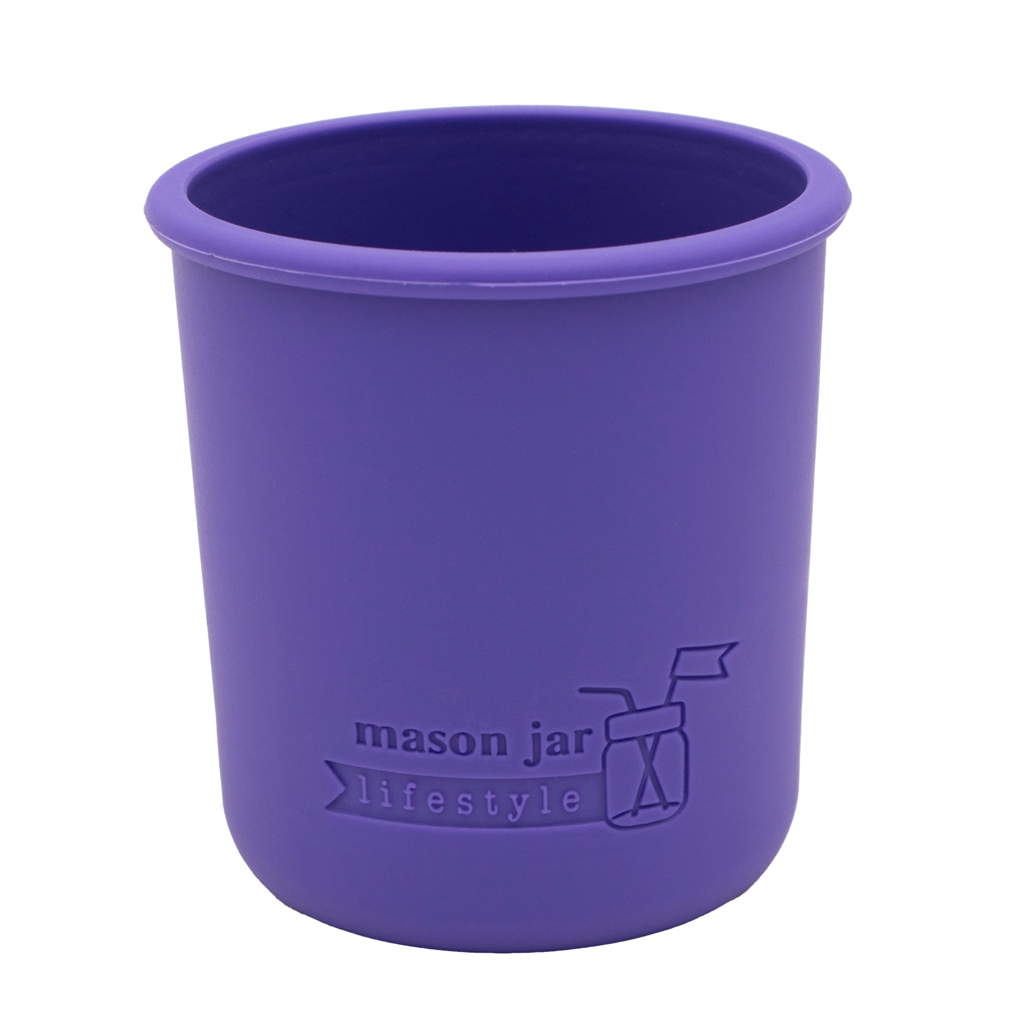 Silicone Sleeve for Regular Mouth Half Pint 8oz Mason Jars