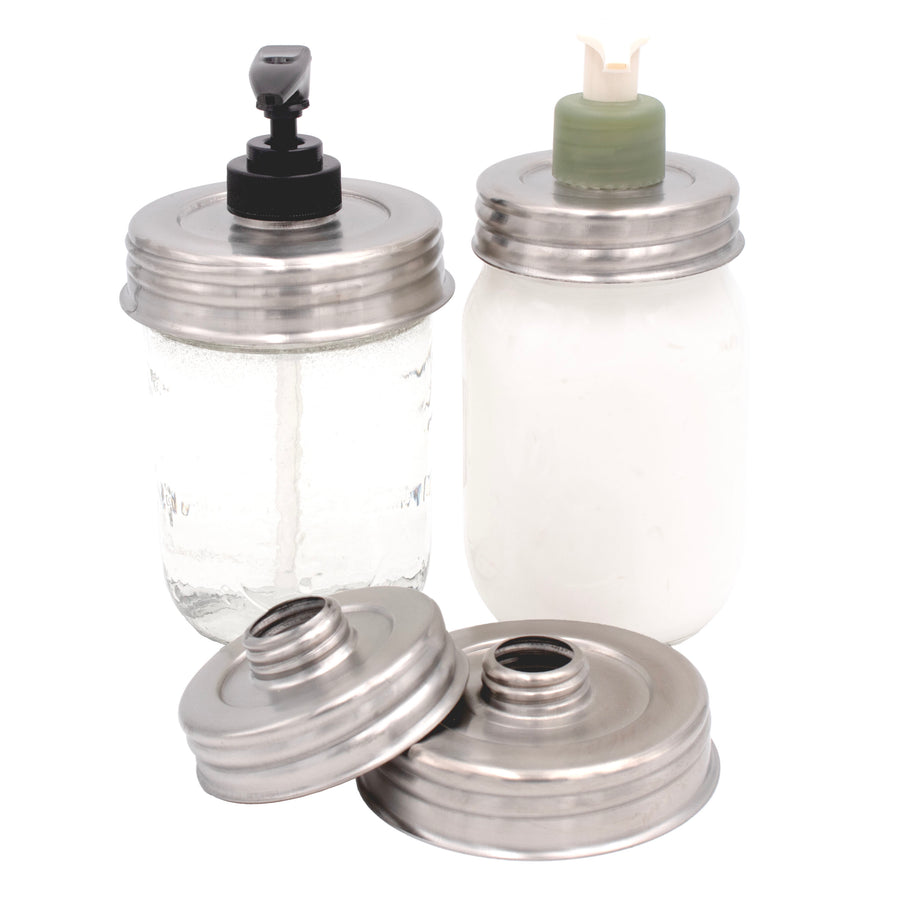 Mason Jar Adapter Lid for Lotion and Soap Pumps