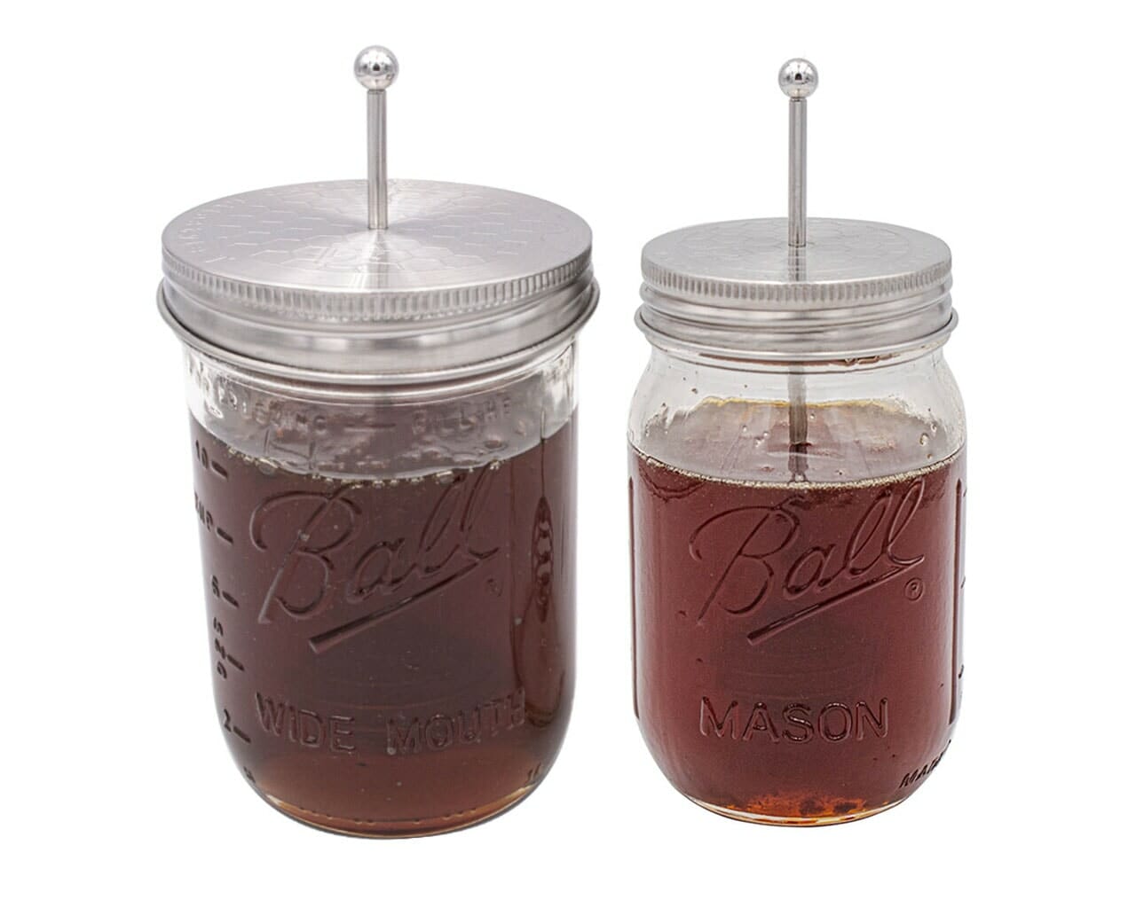 Long Safer Rounded End Stainless Steel Straw for Quart Mason Jars