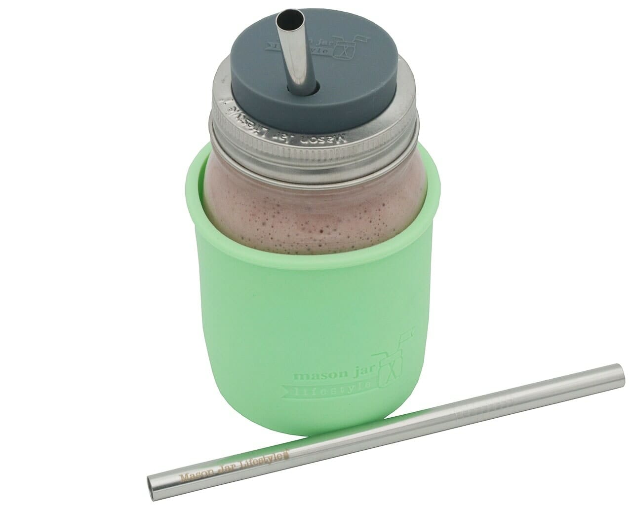 mason-jar-lifestyle-smoothie-straw-stainless-steel-wide-9.5mm-medium-pint-16oz-silicone-sleeve