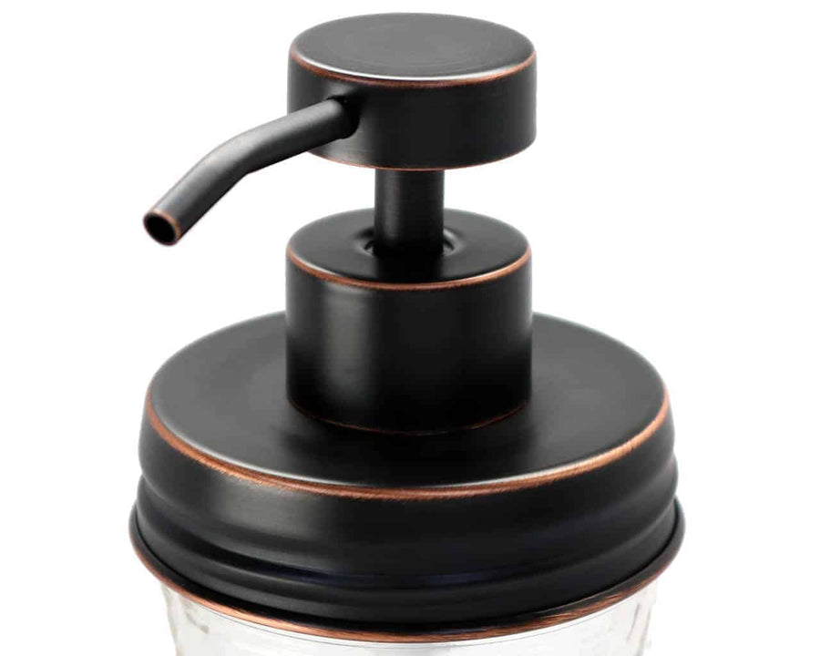 mason-jar-lifestyle-soap-pump-dispenser-lid-kit-oil-rubbed-bronze-#2