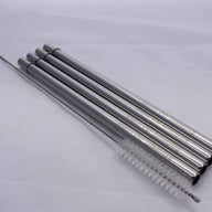 Mason Jar Lifestyle safer rounded end stainless steel straws for pint Mason jars
