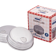 regular mouth aluminum sugar dispensing lids with retail box