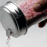 mason-jar-lifestyle-sugar-lid-aluminum-retro-diner-regular-mouth-ball-8oz-half-pint-mason-jar-sprinkles-pouring