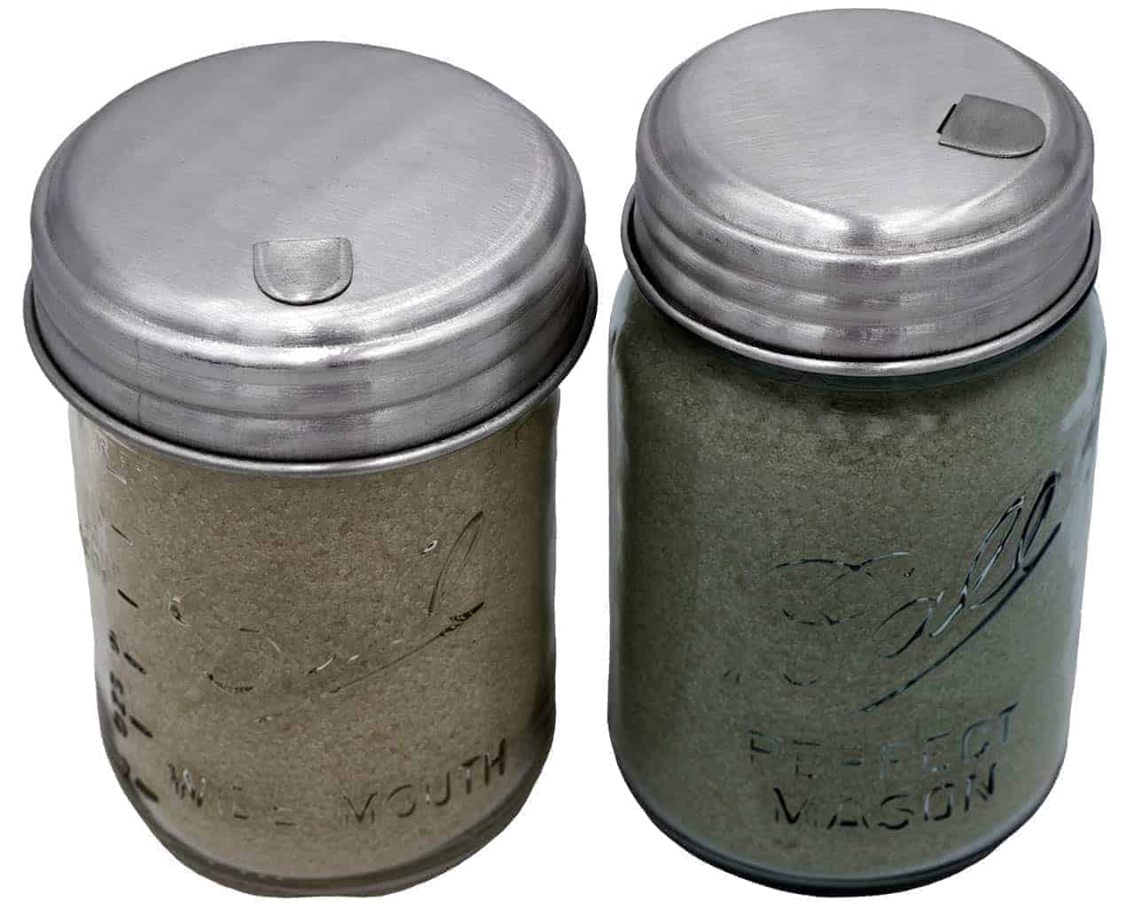  Sugar Lid With Flap, Retro Style, for Pouring, Shaking,  Dispensing Sugar by Mason Jar Lifestyle (2 Pack, Wide Mouth): Home & Kitchen