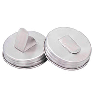 Aluminum Grain Dispenser Lid for Mason Jars