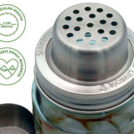 mason-jar-lifestyle-w&p-designs-mason-shaker-cocktail-lid-stainless-steel-band-blue-ball-jar-cap-off-icons