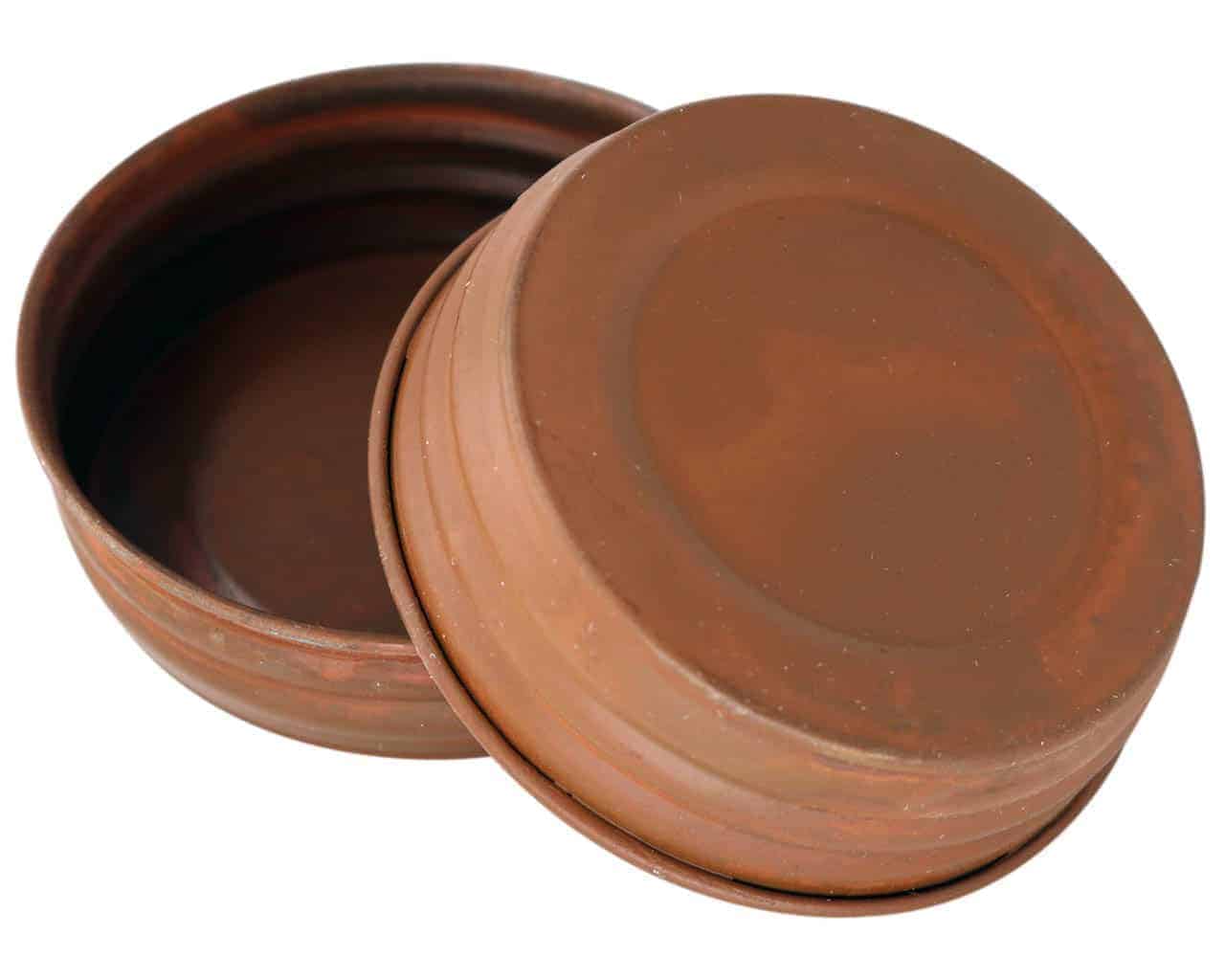 Rusted Vintage Reproduction Mason Jar Lids 4 Pack