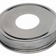 Stainless steel soap pump lid adapter for regular mouth Mason jars