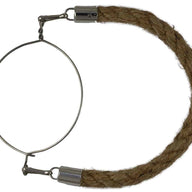 Thick jute rope handle for wide mouth Mason jars