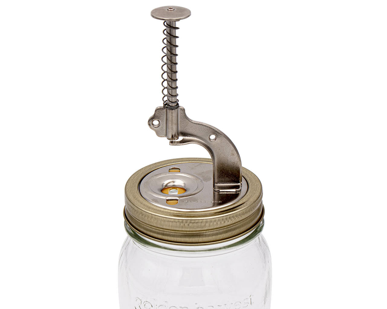 Tony's Push Button Cherry Pitter for Regular Mouth Mason Jars