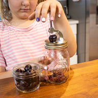 Tony's Push Button Cherry Pitter for Regular Mouth Mason Jars