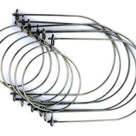 Stainless steel rust proof wire handles hangers for hanging regular mouth Mason jars