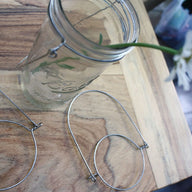 Stainless Steel Wire Handles for Mason Jars 6 Pack