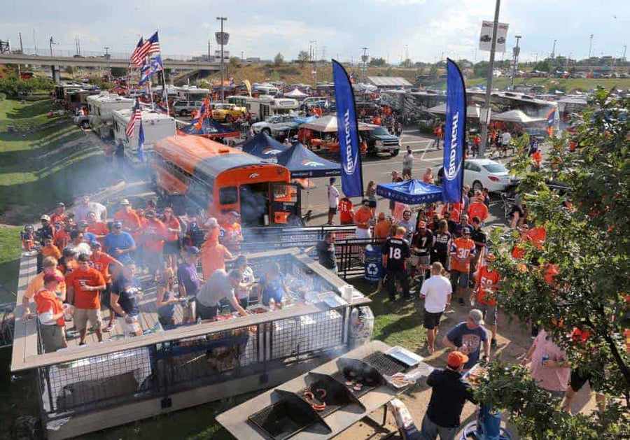 Broncos tailgating