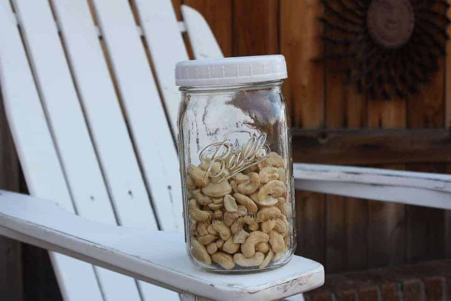 Cashews-on-white-chair-960x640