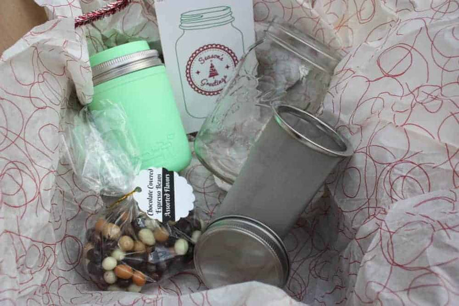 Mason Jar Lifestyle coffee gift set