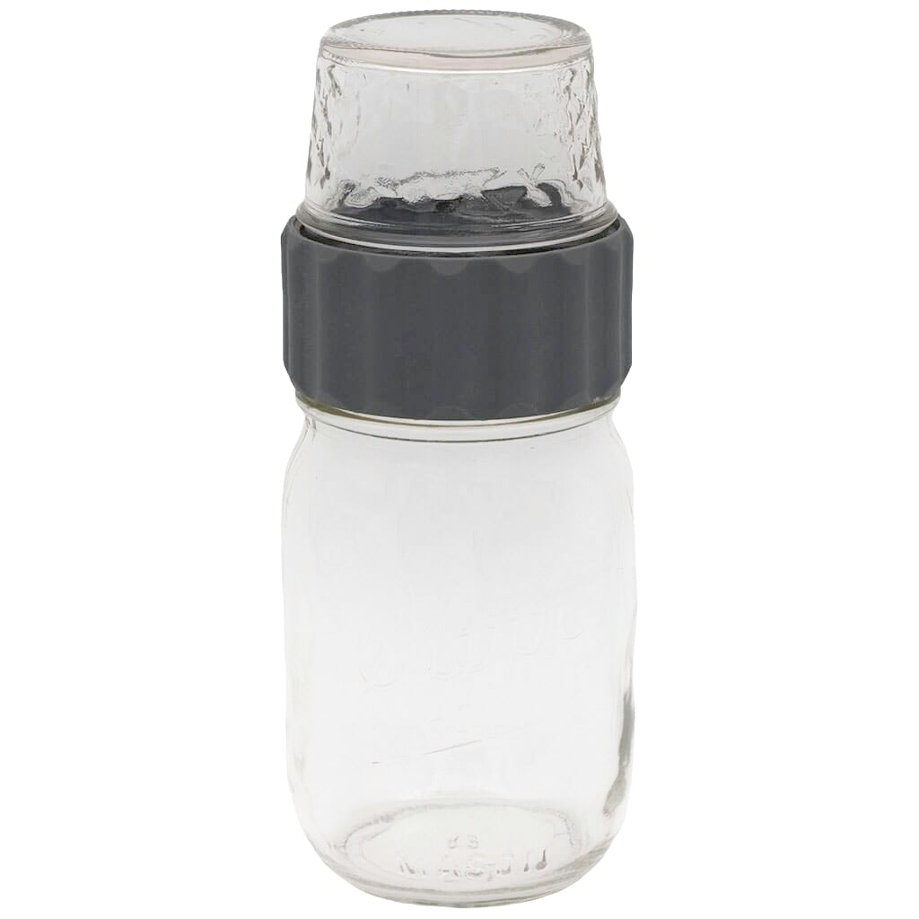 2-in-1 Lid to Connect Two Regular Mouth Mason Jars 2 Pack