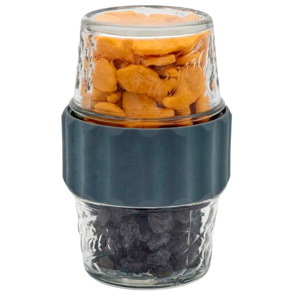 2-in-1 Lid to Connect Two Regular Mouth Mason Jars 2 Pack