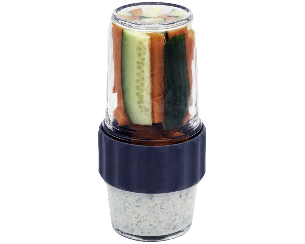 2-in-1-lid-connect-two-regular-mouth-mason-jars-charcoal-gray-silicone-seals-ranch-carrots-cucumbers