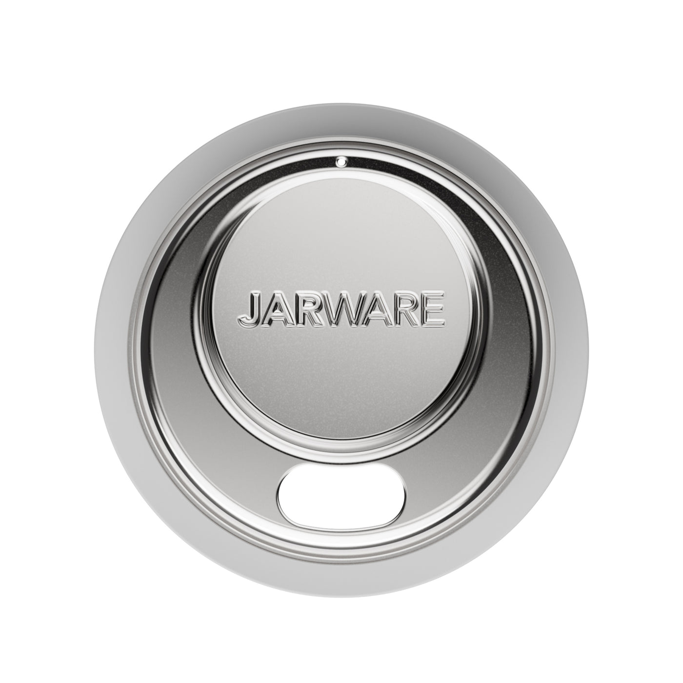 The product from Jarware is just the lid insert, and this shows the rubber seal around the edge of the lid insert.