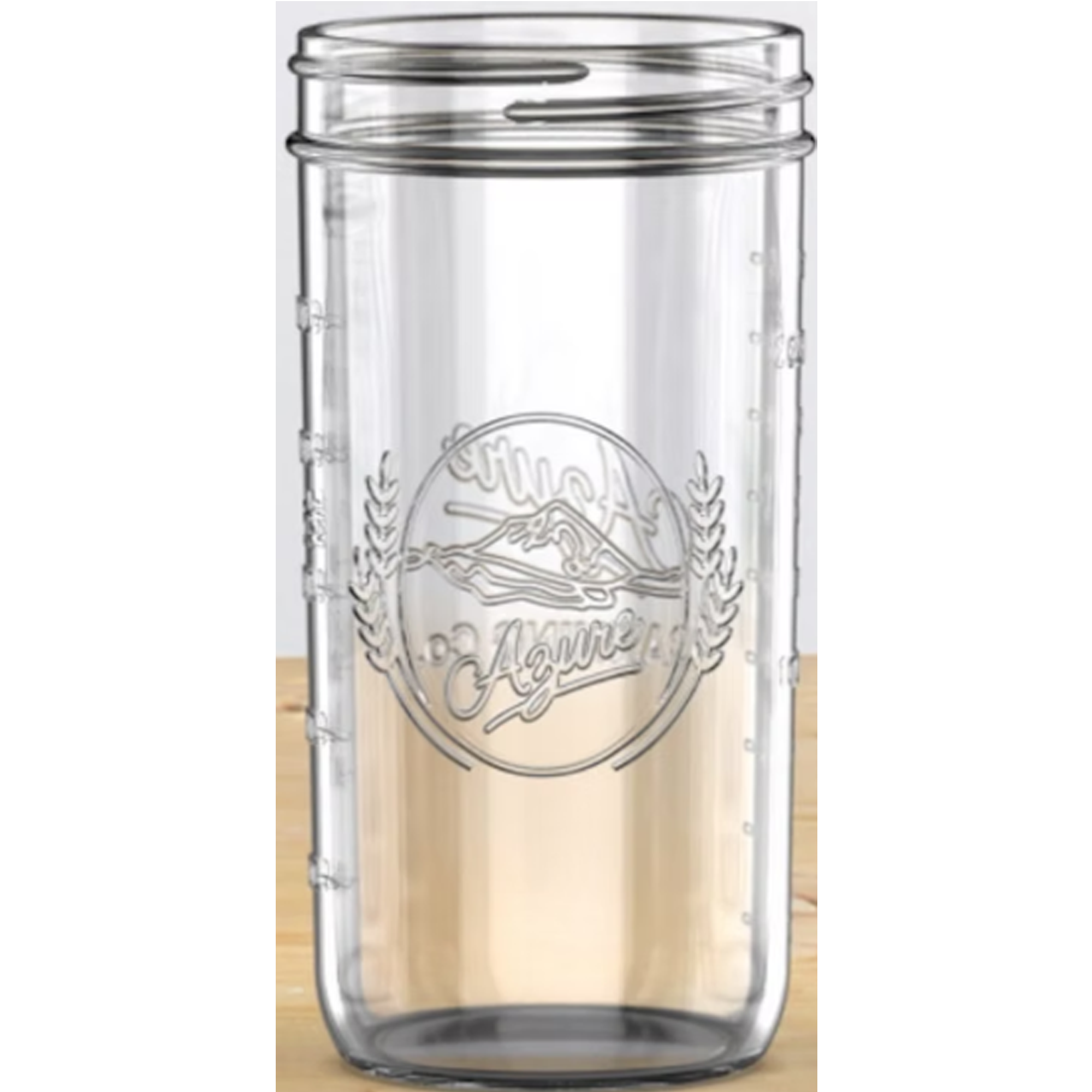 Azure Standard Pint & Half 24oz Wide Mouth Mason Jar