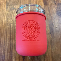 "I Live the Mason Jar Lifestyle" Silicone Laser Engraved Wide Mouth Pint Sleeve