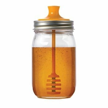 Jarware honey dipper for regular mouth Mason jars