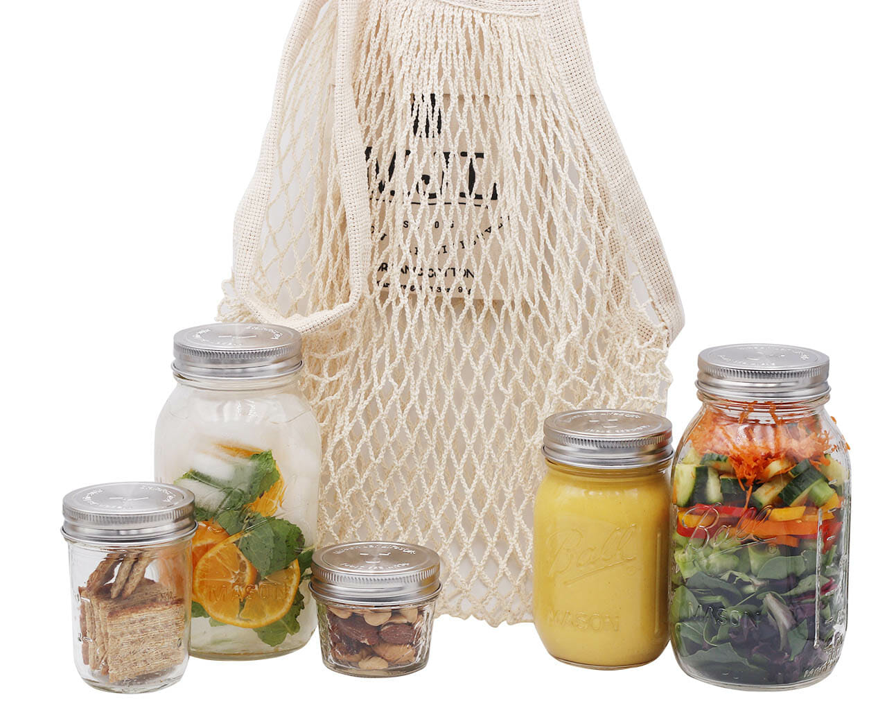 Organic Cotton String Mesh Market Produce Bag