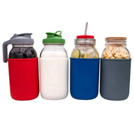 Silicone Sleeve for Half Gallon 64oz Mason Jars