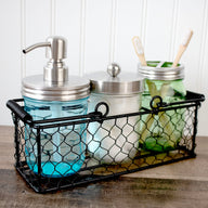 Satin / Brushed Finish Soap Pump Dispensers for Mason Jars