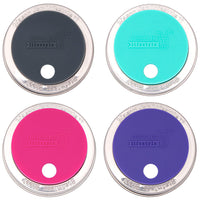 Silicone Straw Hole Tumbler with Stainless Steel Band for Mason Jars