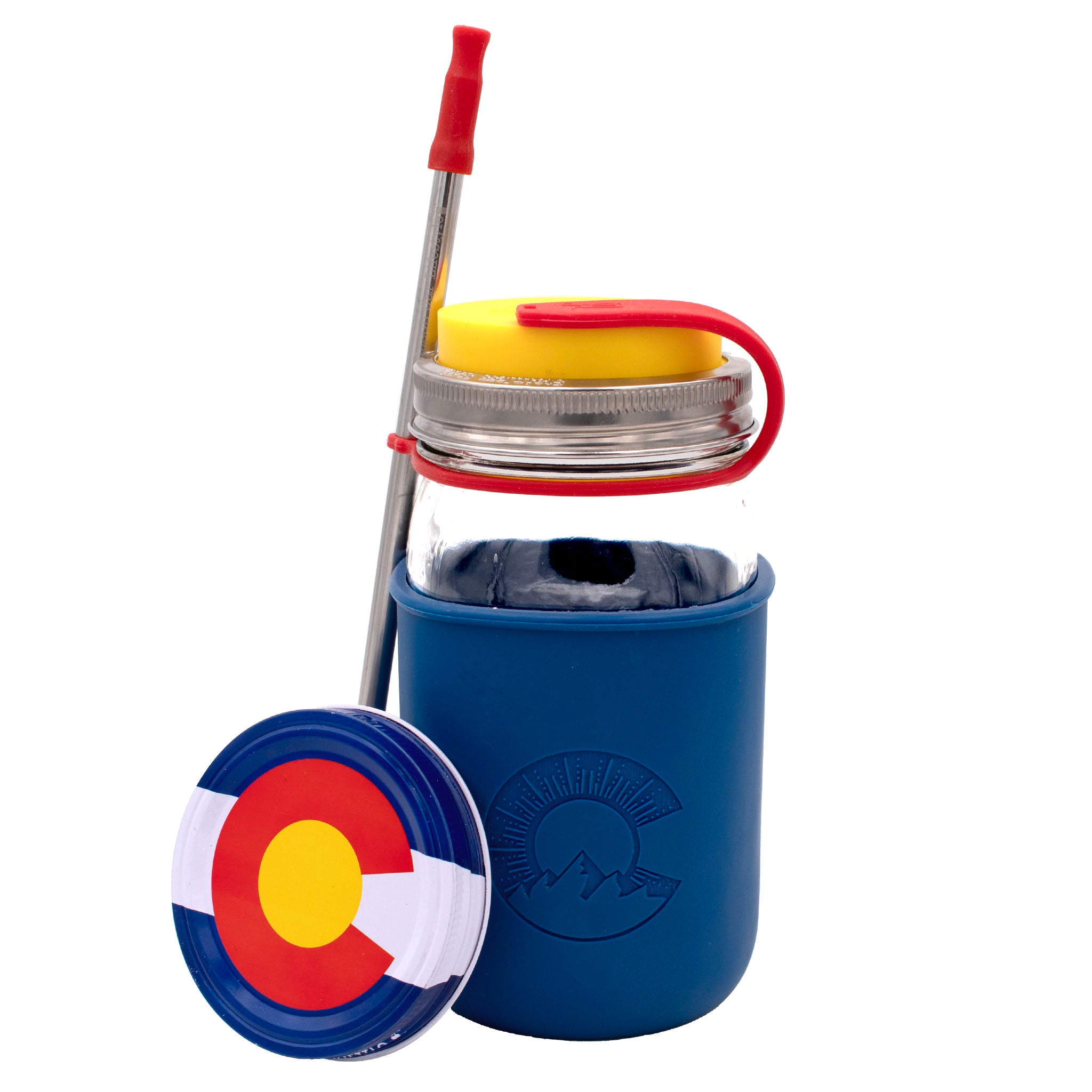 Colorado Laser Engraved Deep Blue 32oz Quart Sleeve *Limited Edition*