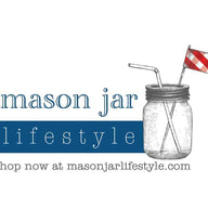 Mason Jar Lifestyle logo with website