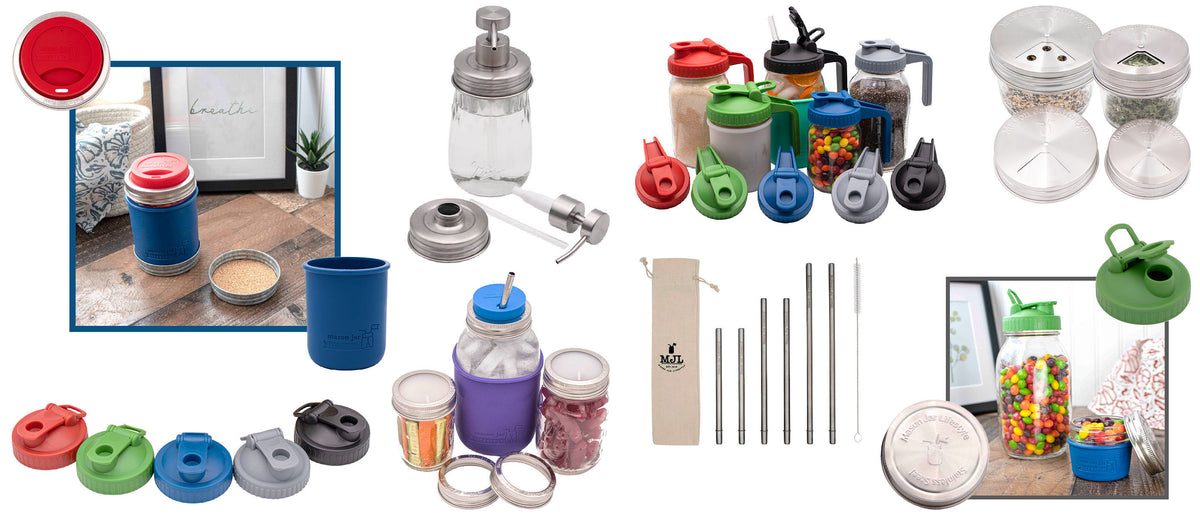 Mason Jar Lifestyle Hundreds Of Lids And Accessories For Your Jars