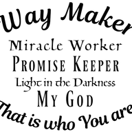 "Way Maker" Custom Laser Engraved Silicone Sleeve