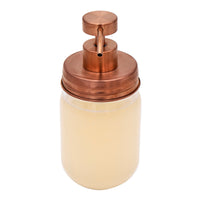 Rose Gold Soap Pump for Mason jars.