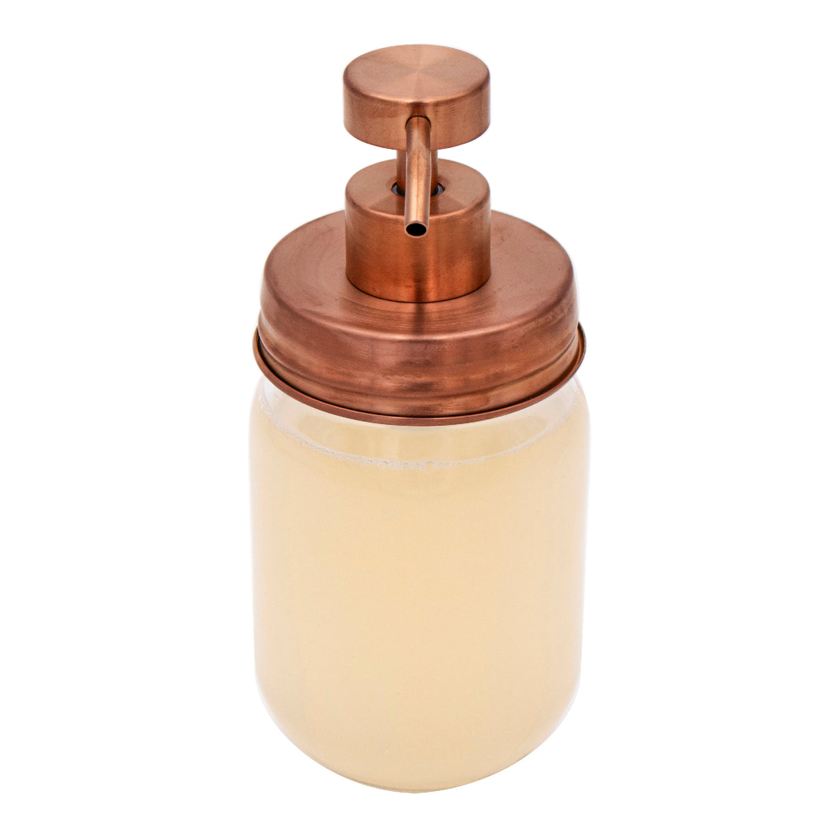 Rose Gold Soap Pump for Mason jars.